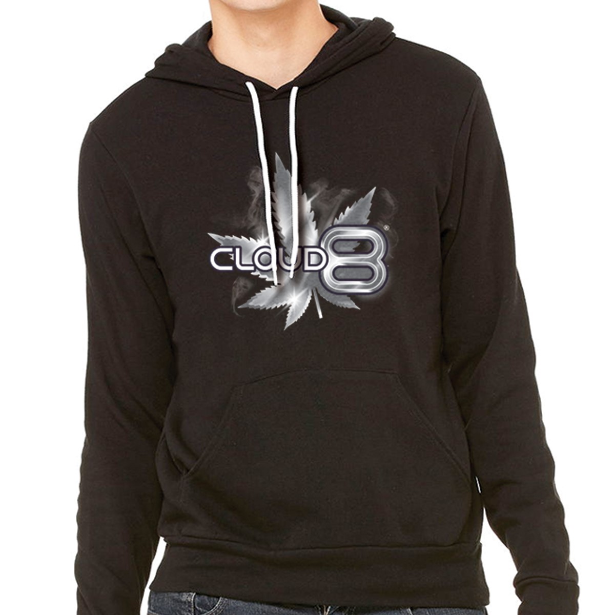 Cloud 8 Silver Leaf Hoodie (Soft Fleece) - Extra Large (XL)